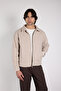 Oversize Zippered Stitched Jacket