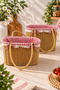 Wicker Rattan 2-Piece Bag Basket with Handles - 2