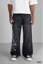 Premium Baggy Fit Dragon Embroidered Jeans - 2