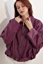 Bdart Belted Oversize Faux Leather Jacket - 4