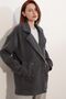 Bdart Relaxed Fit Shawl Collar Buttoned Coat - 4