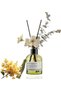 مجموعة ناشرات العطر بالقصب، ناشر عطر للعلاج بالروائح سعة 150 مل مع ديكور من الزهور المجففة، زيت ناشرات العطر بالقصب، للمنزل والمكتب