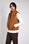 Regular Fit Suede Vest