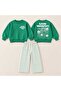 Girl's Little Wonderer Printed Square Pants Set - 4