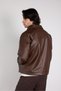 Oversize Zippered Premium Leather Jacket - 6