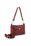 Jkln Women's Crossbody Daily Shoulder Bag Burgundy Bag Im378-10 - 2