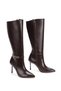 Reign Buckle Detailed Thin High Heeled Women's Boots - 2
