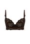 Donlaritta Brown Underwire Non-Padded Lace Guipure Bra