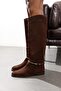 Brown Suede Classic Riding Boots 24449 - 2