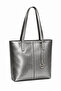 Jkln Genuine Leather Women's Shoulder Bag Large Volume Casual Silver Handbag Zd332 - 3