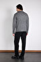 Oversize Crew Neck Basic Knit Sweater - 7