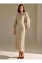 Women's Knitwear Bat Sleeve Long Dress