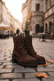 Brown High-Top Boots 24428 - 4