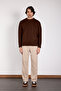 Oversize Crew Neck Basic Knit Sweater - 2