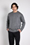 Oversize Crew Neck Basic Knit Sweater - 2