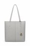 Jkln Genuine Leather Women's Shoulder Bag Large Volume Casual Gray Handbag Zd332 - 2