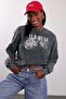 Anthracite Wild Muse Printed Sweatshirt 19106 - 2