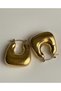 Gold Basket Detail Earrings