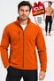 Men's Fleece Coat with Zipper Pockets, Comfortable Fit, Daily Winter Fleece Top + Gift Underwear