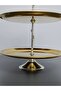 Luxury 2-Tier Stainless Steel Cookie Stand with Stand, Decorative Presentation Tray, Multi-Tier Serving Tray, Cookie Holder, Candy Holder, Chocolate Holder, Tray - 4