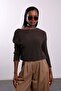 Brown Sausage Collar Knitwear 261112 - 4