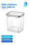 Micro Storage Container 2400 Ml, Plastic, 17 X 13 X 15 cm