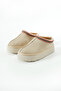 Winter Women's Slippers with Fur Lining and Thick Platform Sole / Comfortable Plush Home and Outdoor Wear Slippers