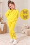Girl's 5-Piece Stone Butterfly Patterned Tights - 6