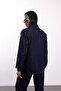 Navy Blue Striped Shirt Jacket 8417 - 6
