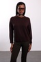 Bitter Brown Crew Neck Lyocell Yarn Knitwear - 4
