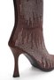 Women's Stone Embroidered Zipper Boots - 3