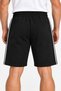 Men's Black Smoked Gray Navy Blue Color Shorts with Side Piping, Front Pockets, Zipper and Back Pockets - 4