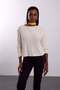 Cream Sausage Collar Knitwear 261112 - 4