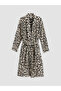 Esvab • Modern & Distinctive Leopard Embroidered Women's Bathrobe - 2