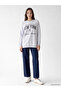 Quality Pieces from Çelebi Store Printed Loose Fit Women's Sweatshirt Tunic - 2
