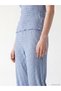 Quality Pieces from Çelebi Store Women's Textured Pants with Waist Cord - 3