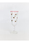 Esvab • Modern & Distinctive Printed Footed Water Glass Set of 2 120 ml - 2