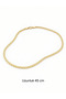 Talora Aura Xuping Women's Steel Necklace Non-Tarnish Gold Color - 4