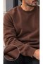 Men's 3 Thread Sweatshirt Crew Neck Soft Textured - 2