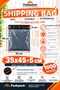 Pocketless Shipping Bag 35X45+5 cm 1000 Pieces Gray - 2