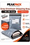 Gray Cargo Bag with Pocket 25X30+5 cm 1000 Pieces Self-Adhesive Shipping Bag
