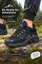 6447 Men's Trekking Shoes Outdoor Casual Sports Shoes Lace-Up Thick Sole Boots Mountain Shoes - 2