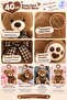 40cm Ribbon Plush Bear Soft Textured Cute Toy with Heart Paw Detail Plush Teddy Bear - 6