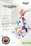 Blumenkorb Microfiber Kitchen Cleaning Cloth Stain Resistant Large Surface Patterned Kitchen Cleaning Cloth 70X50 cm Colorful Butterfly - 3