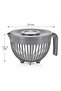 3 Liter Mixer Container with Lid – Leak-Proof, Splash-Proof Storage and Mixing Container - Gray - 3