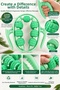 13-Wheel Green Lymphatic Drainage Massage Roller Leg Arm Back Body Massager - 5