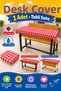 Single Duck Fabric Tablecloth – Available in Different Sizes and Colors, Stain-Resistant, Liquid-Repellent