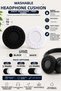 11 cm Headphone Cap, Washable, Pack of 20, Sweat-Absorbing Combed Cotton Fabric Headphone Pad Cover, White, Combed Cotton Overshoes - 3