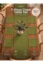 7 Piece American Service Green Bohemian Tablecloth 100% Linen Decorative Runner Promise Wedding Engagement