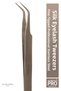 Silk Eyelash Tweezers Professional Curved Fine Tip Stainless Steel - 2